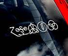Led Zeppelin Zoso Symbols   Car Window Sticker   Rock Sign NEW 