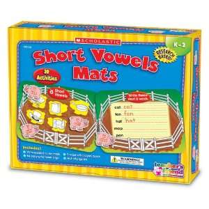  Scholastic Products   Scholastic   Vowels Mats Kit, Short 