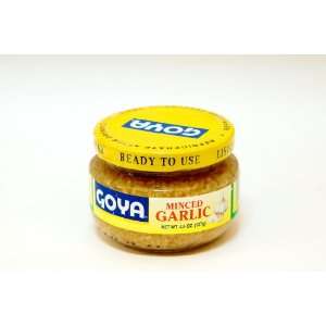 Goya Minced Garlic 4.5 oz  Grocery & Gourmet Food