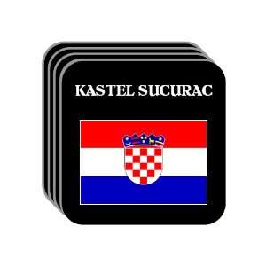 Croatia (Hrvatska)   KASTEL SUCURAC Set of 4 Mini Mousepad Coasters