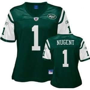  Mike Nugent Green Reebok Replica New York Jets Womens 