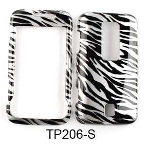  CELL PHONE CASE COVER FOR HUAWEI ASCEND M860 TRANS ZEBRA 