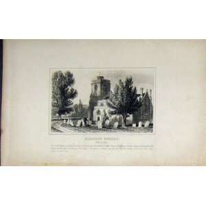   C1850 View Hornsey Church Middlesex Dugdales England