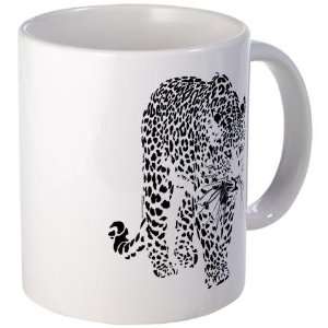  Leopard Stroll Cat Mug by 