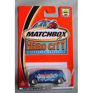   Matchbox Hero City Volkswagen VW Microbus Bus #54 BLUE Toys & Games