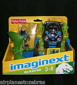 IMAGINEXT FISHER PRICE DOC & EXO SUIT 2011 NEW IN PACKAGE  