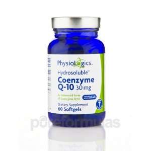  Physiologics CoQ10 Hydrosoluble 30mg 60 Softgels Health 