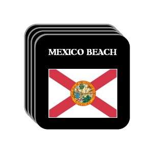  US State Flag   MEXICO BEACH, Florida (FL) Set of 4 Mini 