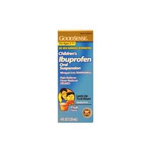  Ibuprofen ChildrenS Suspension Fruit  4 Oz Health 