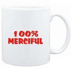 Mug White  100% merciful  Adjetives 