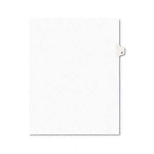  Avery® White Legal Index Dividers TAB,SIDE,LTR,TAB G,25 