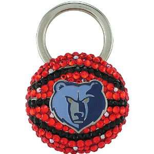   Memphis Grizzlies Jeweled Basketball Keychain
