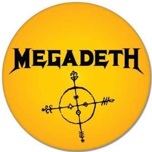  MEGADETH heavy metal music bumper sticker 4 x 4 