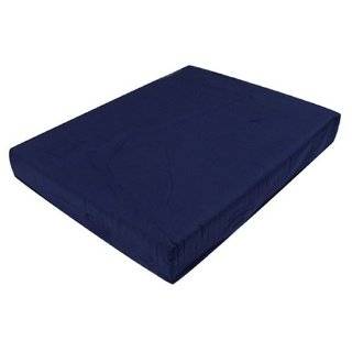 Duro Med Polyfoam Wheelchair Cushion, Poly / Cotton Cover, Navy, 3 