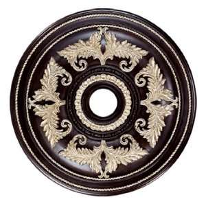   Bronze with Antique Silver Accents Ceiling Medallion Ceiling Meda