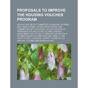  Proposals to improve the housing voucher program hearing 