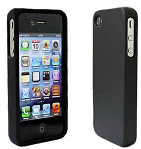 NEW SOFT BLACK SILICONE RUBBER CASE for iPhone 4 4S 4G 4GS G  