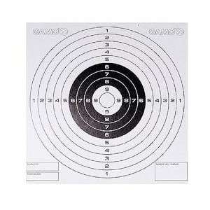  Bullseye Paper Targets, 5.5x5.5, 100 Per Box Sports 