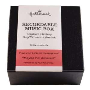   Recordable Music Box   Plays Maybe Im Amazed