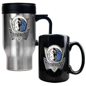  Dallas Mavericks Travel Mug & Ceramic Mug Set   Primary 