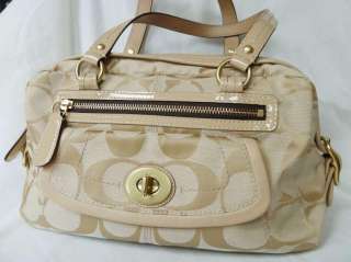 NEW WITH TAG COACH BONNIE SIGNATURE SATCHEL 13402  