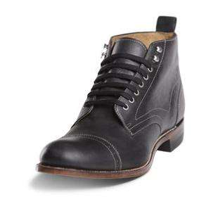 Stacy Adams Madison Boot 00035 Black Leather All Sizes  