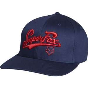 Fox Racing Matchless Flexfit Hat   X Small/Small/Navy 