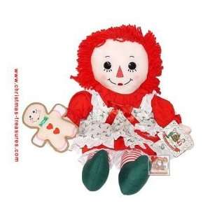  16 Inch Raggedy Ann Holiday Christmas Doll Toys & Games