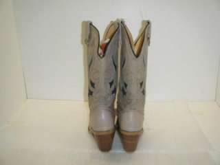 Ladies Vtg Laredo Stacked Heel Boots sz 6.5B (#9716)  