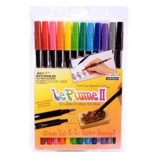 Marvy Uchida Le Plume II Double Ended Marker Set Pastel By The Package