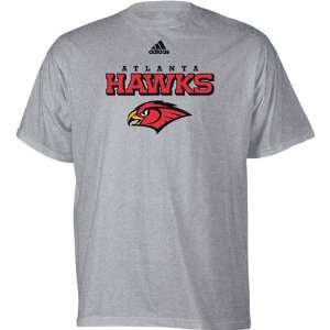  Atlanta Hawks Grey adidas True T Shirt