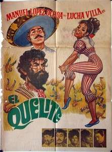191 El Quelite, Mexican Movie Poster, Lucha Villa, 1970  