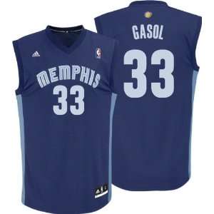 Marc Gasol Jersey adidas Navy Replica #33 Memphis Grizzlies Jersey 
