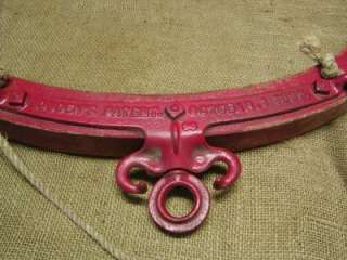 RARE Vintage 1895 Loudens Yoke  Antique Harness Old  