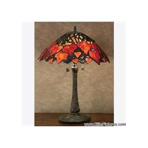  Maple Leaf Tiffany Table Lamp