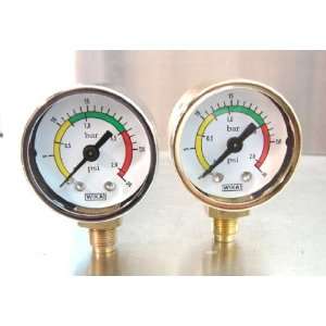  Manometer / Pressure Gauge   Chrome or Brass Kitchen 