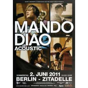  Mando Diao   Berlin 2011   CONCERT   POSTER from GERMANY 