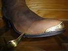   of New Antique Gold Cowboy Boot Tips/Plates for Pointy Toed Boots