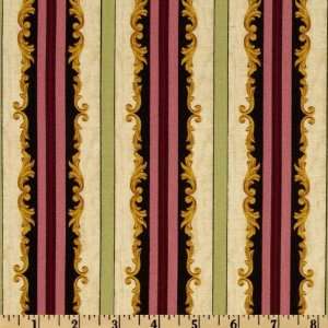  44 Wide Magnolia Gone With The Wind Fancy Stripe Rose 