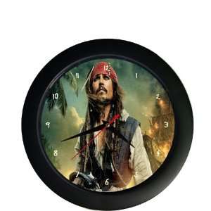  Pirates of the Caribbean Jack Sparrow Wall Clock 