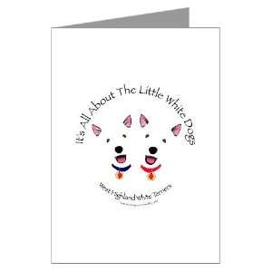 All About The Little White Dogs Greeting Cards Pa Pets Greeting Cards 