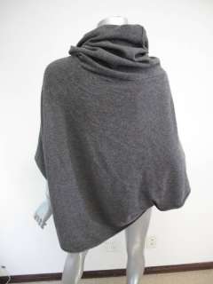 Joie Gray Batwing Short Sleeve Turtle Neck Cashmere Sweater S  