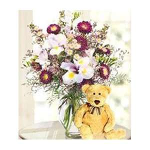 Picturesque Spring Bouquet & Bear Baby
