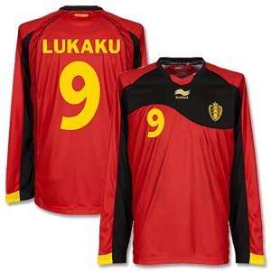    11 12 Belgium Home L/S Jersey + Lukaku 9