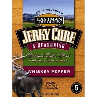 Eastman Outdoors 38443 Jerky Seasoning and Cure, Whiskey Pepper, for 5 