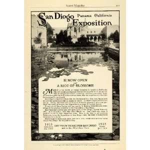  1915 Ad San Diego Panama California Exposition Tourism Jewel 