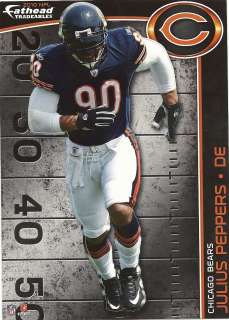 JULIUS PEPPERS #90 2010 Chicago Bears Fathead  
