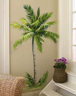 Huge Wall Mural Island Tropical Coconut Palm Tree Large Green Murals 