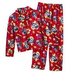 BATMAN LEGO Pajamas Long Sleeve Shirt Pants RED 4  