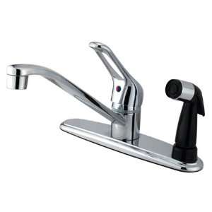 Kingston Brass KB563 Wyndham Single Loop Handle 8 Kitchen Faucet with 